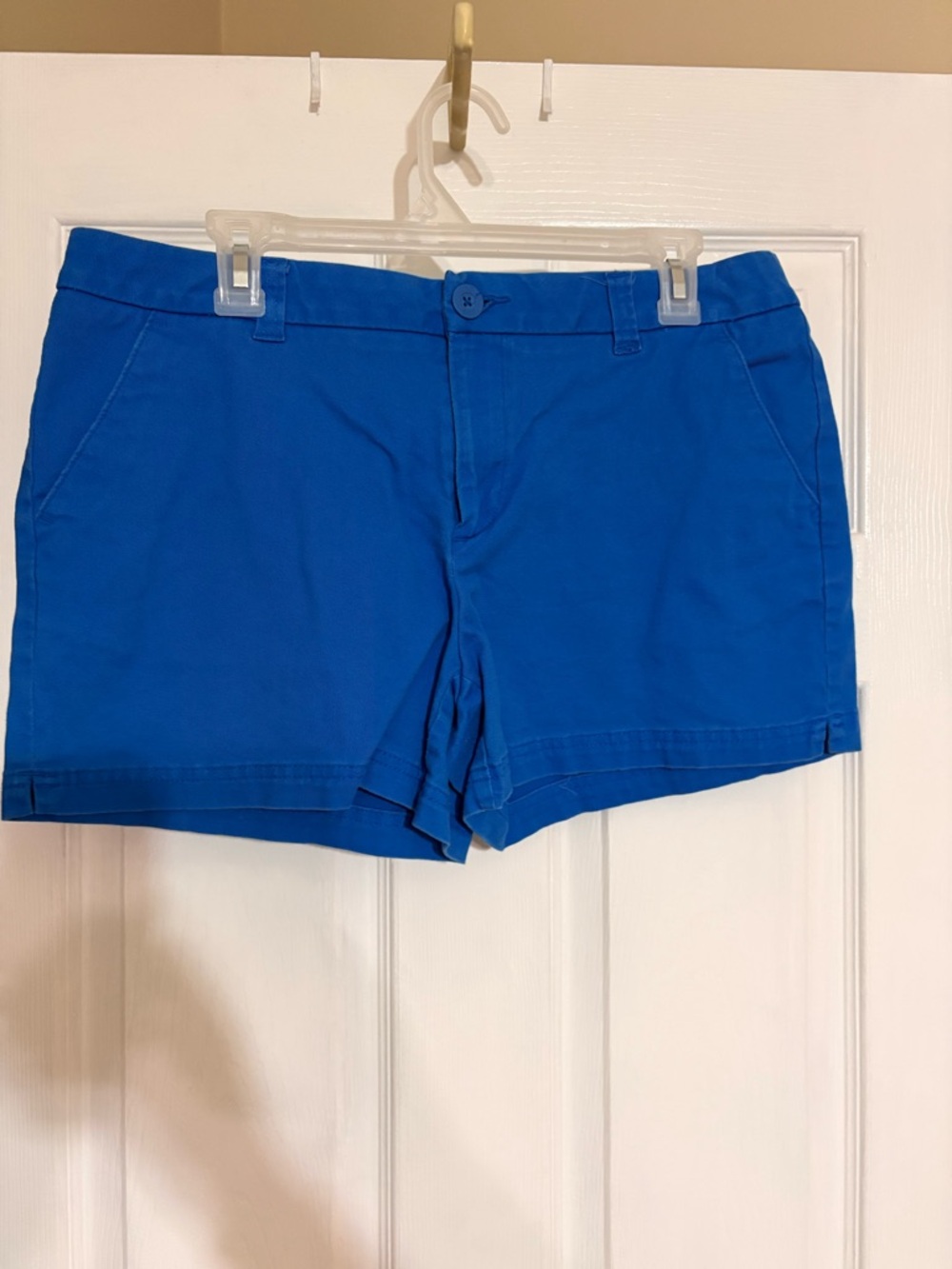 bcg Bright Blue Casual Cotton-Blend Shorts